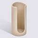 Porte disques de coton OLEYA - Beige