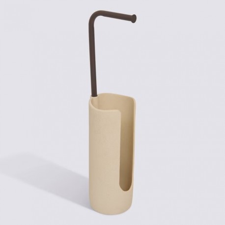 Dérouleur avec réserve pour papier OLEYA - Beige