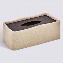 Boîte à mouchoirs OLEYA - Beige