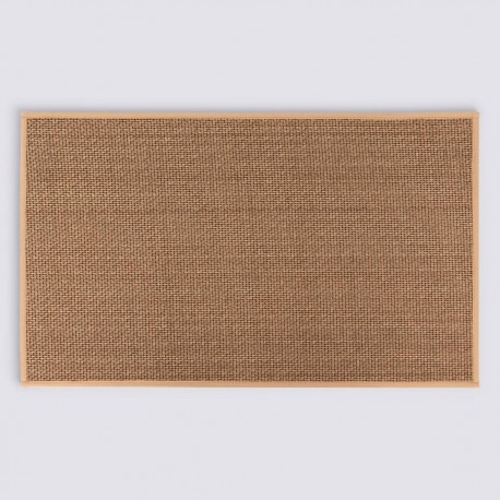 Tapis tissé chiné 45X75cm - Beige