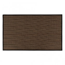 Tapis tissé chiné 45X75cm - Noir