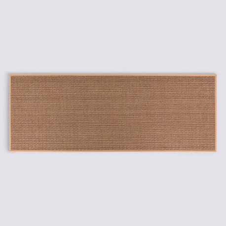 Tapis tissé chiné 45X120cm - Beige