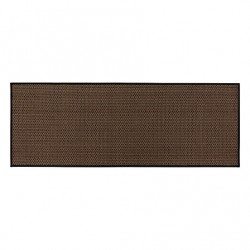 Tapis tissé chiné 45X120cm - Noir