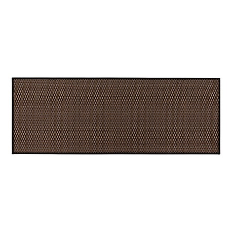 Tapis tissé chiné 45X120cm - Noir