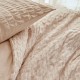 Parure de lit IRHIA beige, coussin 