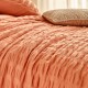 Parure de lit IRHIA terracota, housse de couette
