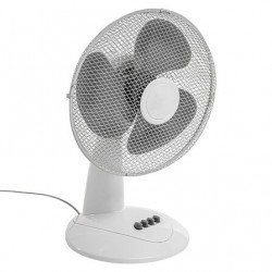 Ventilateur à poser H51cm - Blanc