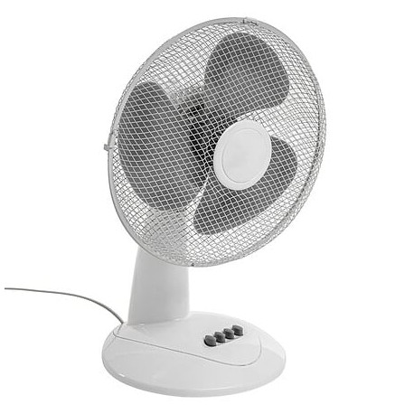 Ventilateur à poser H51cm - Blanc