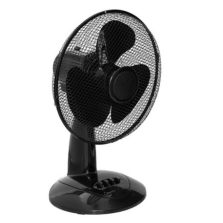 Ventilateur à poser H51cm - Noir