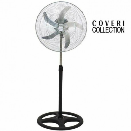 Ventilateur sur pied en inox H125cm