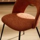 Chaise en tissu RAVEN ambre, zoom