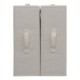 Lot de 2 housses de rangement DRESSY+, verticale
