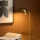 Lampe MAONA doré, allumée