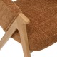Fauteuil AMZA ambre, detail