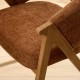 Fauteuil AMZA ambre, zoom