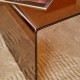 Table basse LENIA ambre, detail
