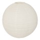 Lanterne en lin D43cm JORDY - Blanc