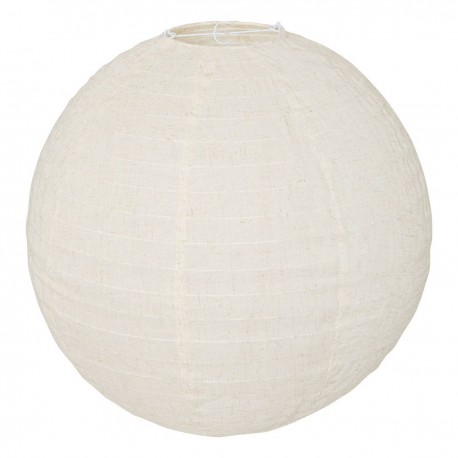 Lanterne en lin D43cm JORDY - Blanc