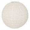 Lanterne en lin D43cm JORDY - Blanc