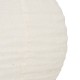 Lanterne en lin D43cm JORDY blanc, zoom