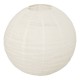 Lanterne en lin D57cm JORDY - Blanc