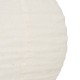 Lanterne en lin D57cm JORDY blanc, zoom