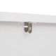 Meuble toilettes ORÉA blanc, accroche