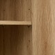 Meuble haut WC ABANA bois, étagère