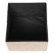 Pouf pliant en bouclette SOANA taupe, intérieur