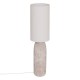 Lampadaire en céramique H111cm KEYAH - Gris