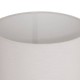 Lampadaire KEYAH gris, abat-jout