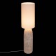 Lampadaire KEYAH gris, allumée