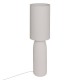 Lampadaire en céramique H111cm KEYAH - Blanc