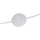 Lampadaire KEYAH blanc, interrupteur