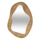 Miroir organique en osier 96X66cm SANOA - Naturel
