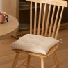 Galette de chaise en bouclette 38X38cm SOANA - Ivoire
