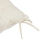Galette de chaise SOANA ivoire, zoom