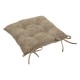Galette de chaise en bouclette 38X38cm SOANA - Taupe