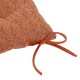 Galette de chaise SOANA terracotta, zoom