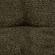 Galette de chaise SOANA kaki, detail