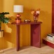 Console glossy DOUGLAS rouge grenat, entrée