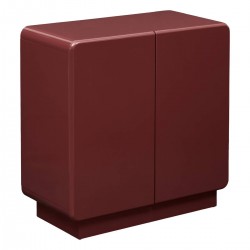 Buffet glossy DOUGLAS - Rouge grenat