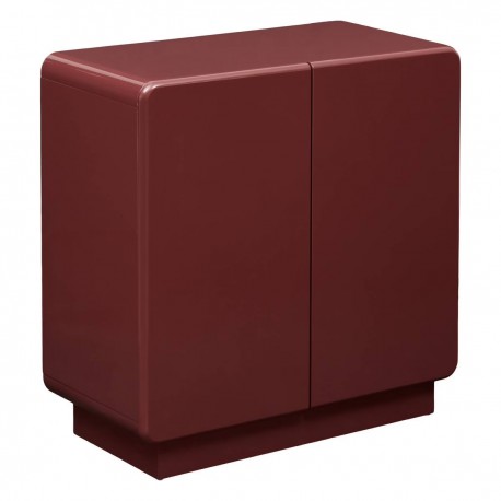 Buffet glossy DOUGLAS - Rouge grenat