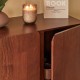 Buffet en manguier NYERO marron, zoom