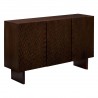 Buffet 3 portes en bois de manguier NYERO - Marron