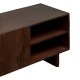 Meuble TV NYERO marron, étagères