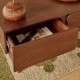 Table basse NYERO marron, tiroir