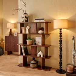 Étagère NYERO marron, salon