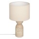 Lampe en travertin H47cm ERIN - Beige
