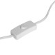 Lampe en travertin ERIN beige, interrupteur